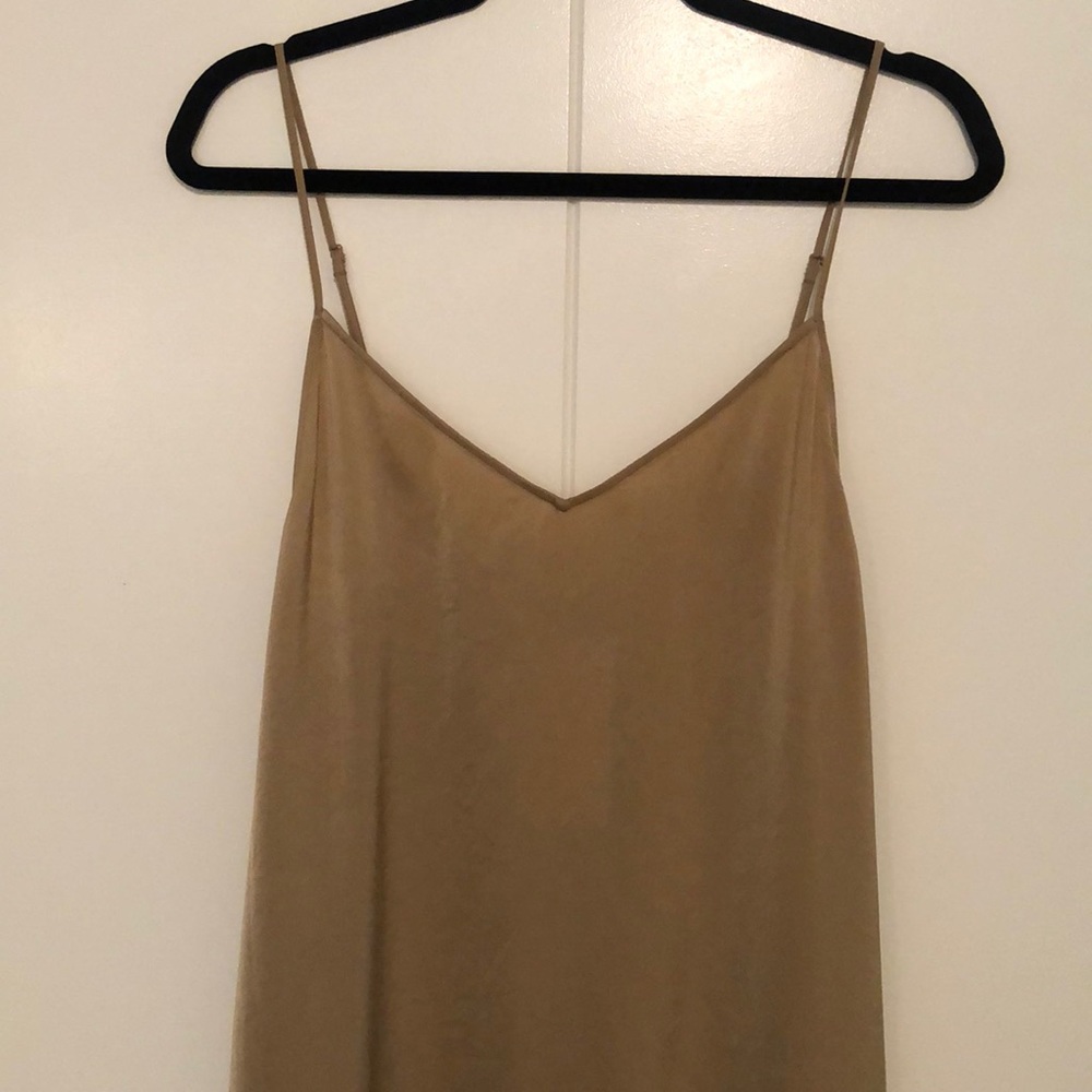 UNIQLO Champagne Slip Dress